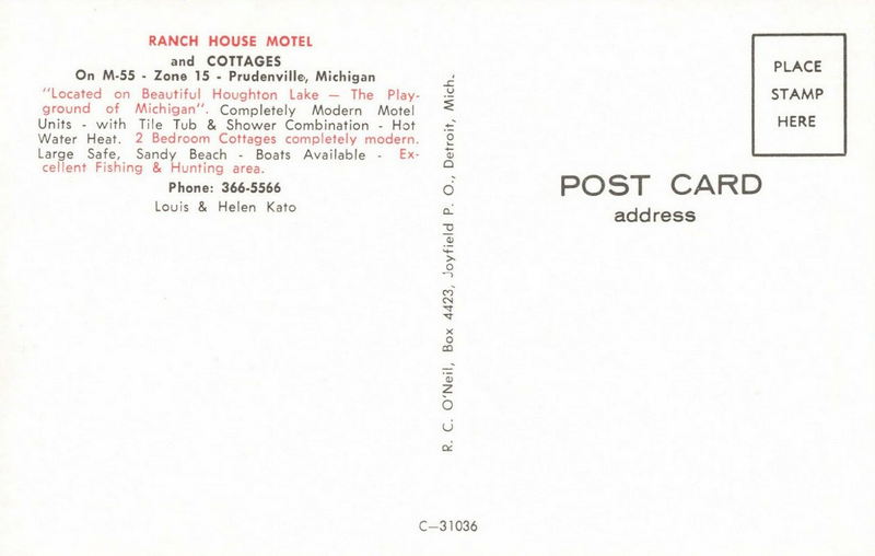 Ranch House Motel - Old Postcard (newer photo)